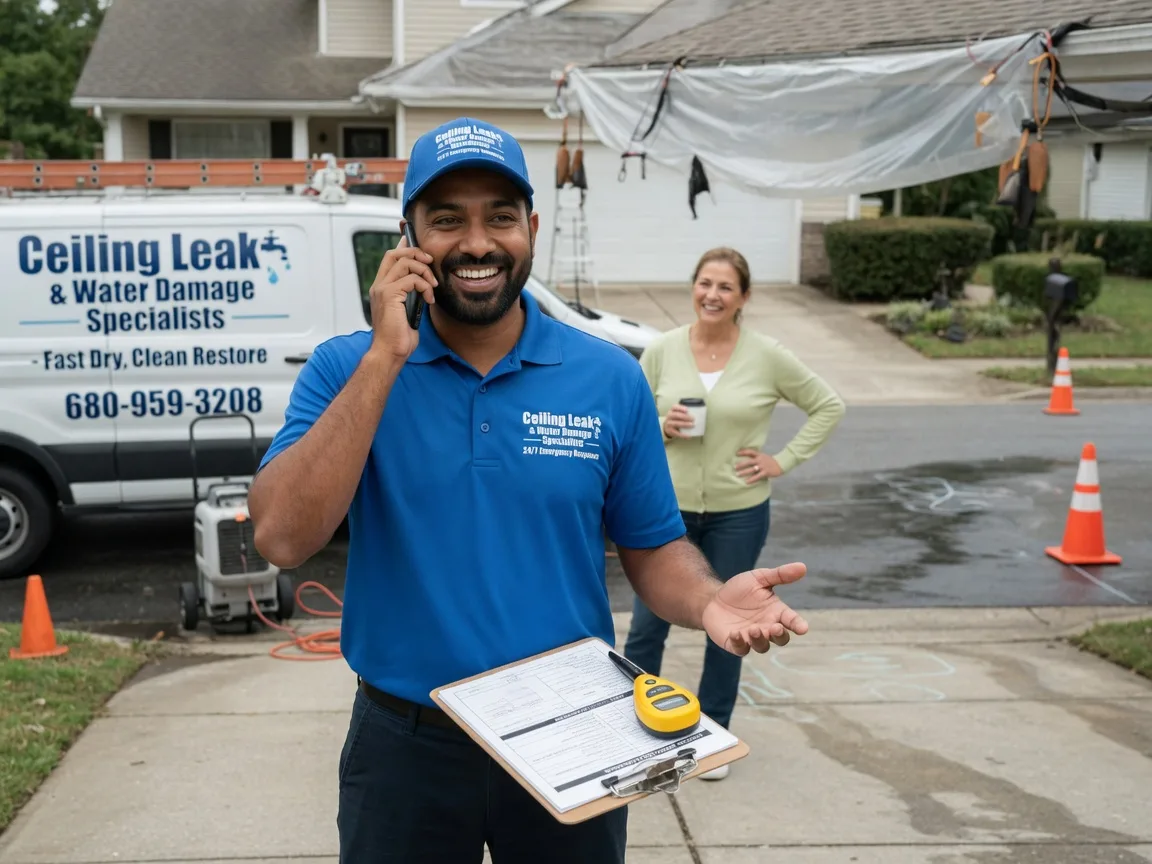 Ceiling Leak Cleanup Arma, KS FAQs